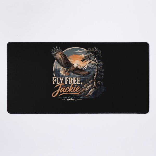 Item preview, Vintage Jackie Fly Free Big Bear Eagle Forever Our Queen designed and sold by JamesCrArt.