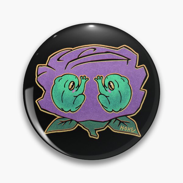 Item preview, Purple Rose Froggies designed and sold by RHokeArt.