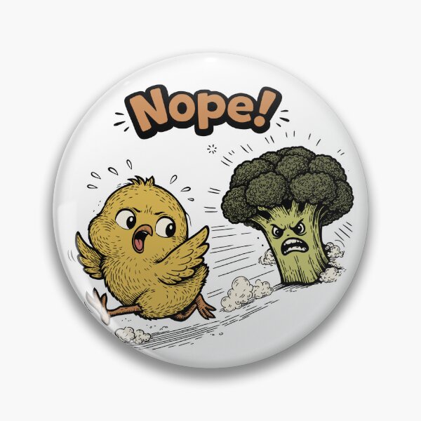 Item preview, Cute Chicken and Broccoli designed and sold by TasiaZenzura.