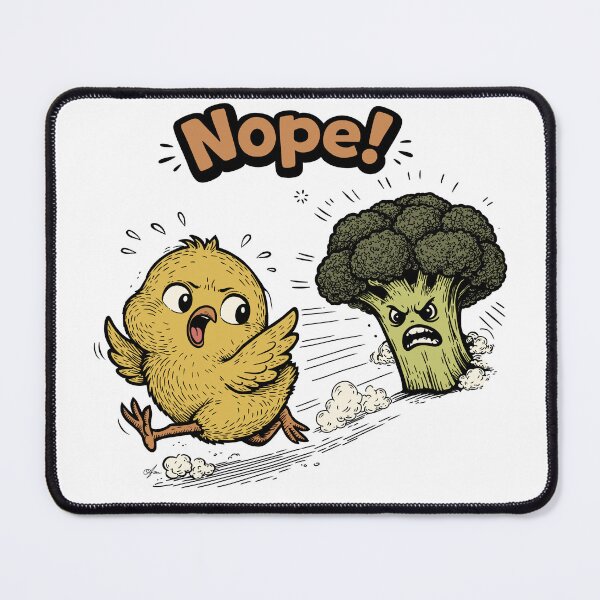 Item preview, Cute Chicken and Broccoli designed and sold by TasiaZenzura.
