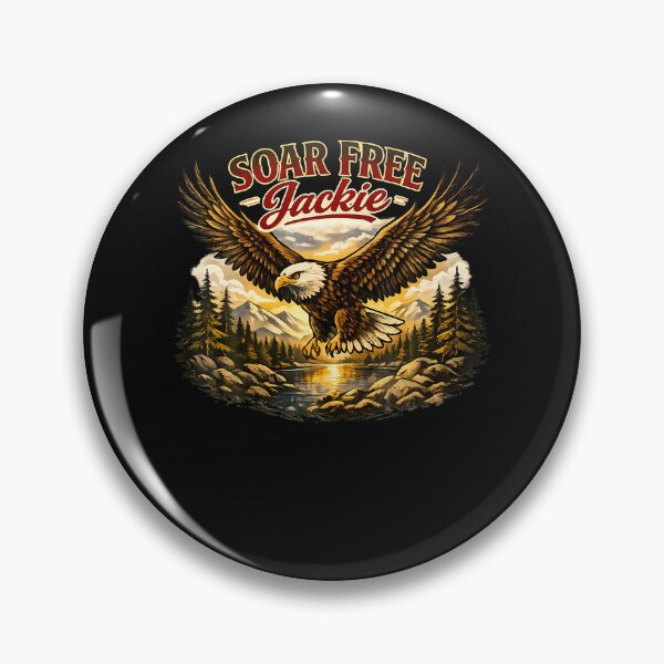 Item preview, Jackie Soar Free Fly Free Bald Eagle Memorial designed and sold by JamesCrArt.