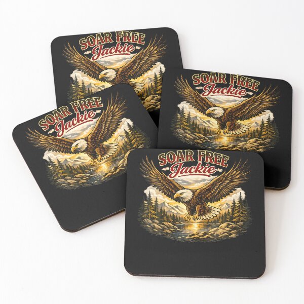 Item preview, Jackie Soar Free Fly Free Bald Eagle Memorial designed and sold by JamesCrArt.