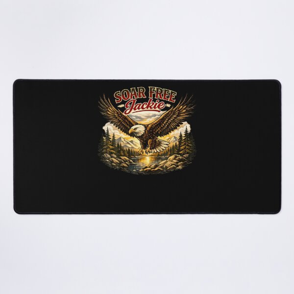 Item preview, Jackie Soar Free Fly Free Bald Eagle Memorial designed and sold by JamesCrArt.