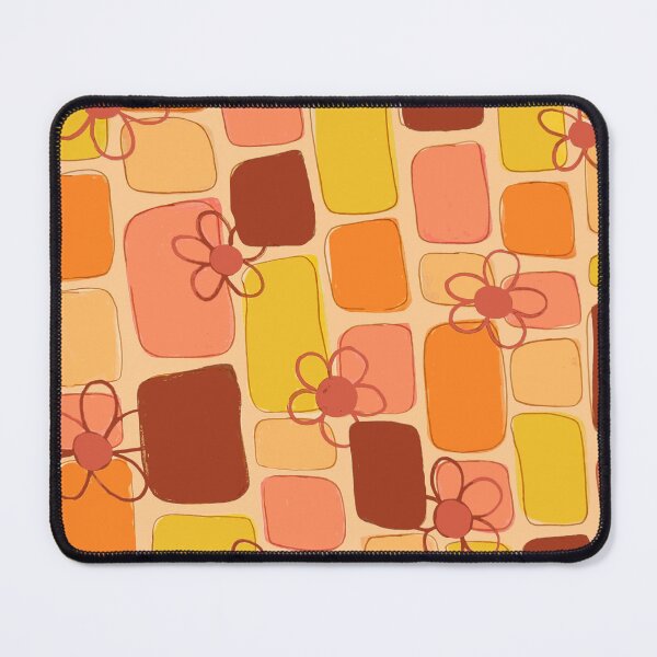 Item preview, Retro Floral Geometric Pattern designed and sold by Honeybee Cameron.