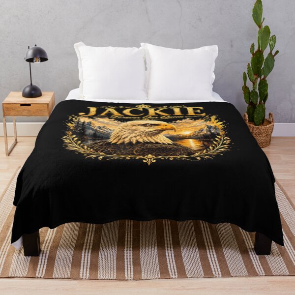 Item preview, Vintage Jackie Forever Our Queen Bald Eagle Memorial Tribute designed and sold by JamesCrArt.