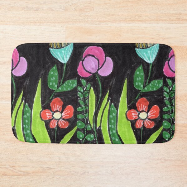 Item preview, Abstract garden at night designed and sold by Jill Brooke.