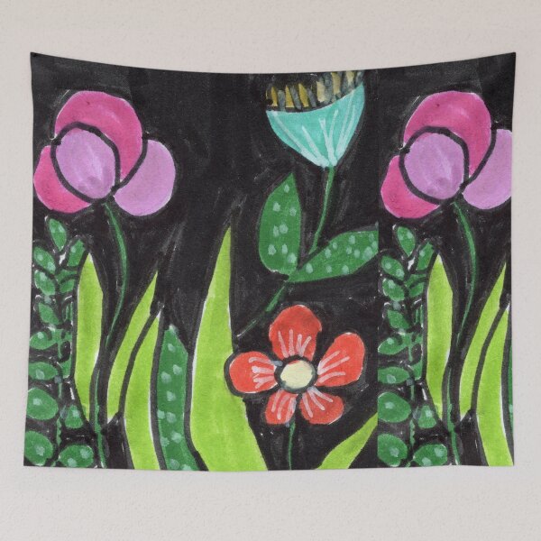 Item preview, Abstract garden at night designed and sold by Jill Brooke.