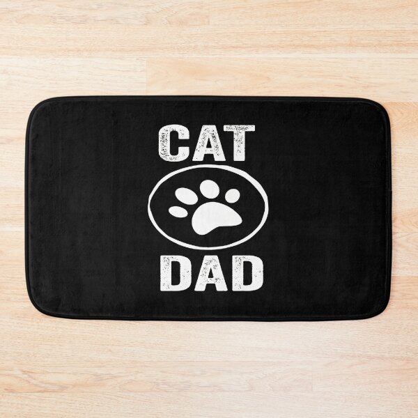 Item preview, Cat Dad Distressed Paw Print designed and sold by OlyvieArt.