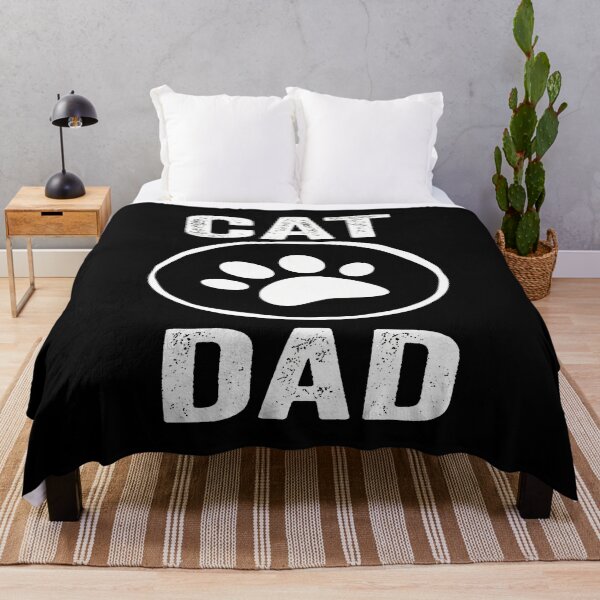 Item preview, Cat Dad Distressed Paw Print designed and sold by OlyvieArt.