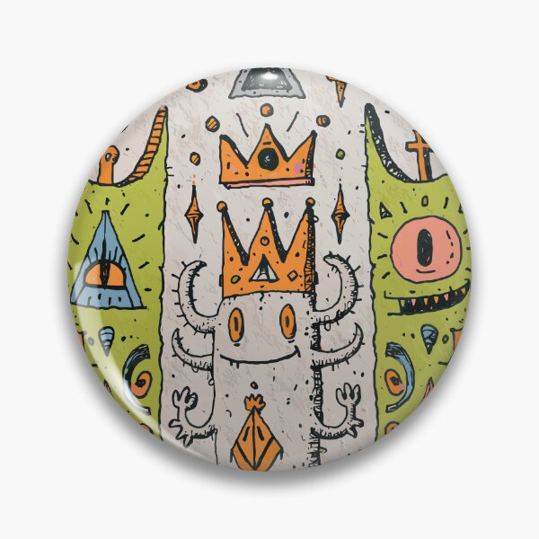 Item preview, Vibrant Esoteric Creature Folk Art Design designed and sold by Romgora.