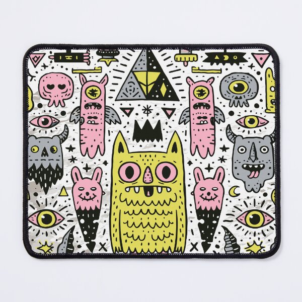 Item preview, Whimsical Monster Doodle Art Abstract Design designed and sold by Romgora.