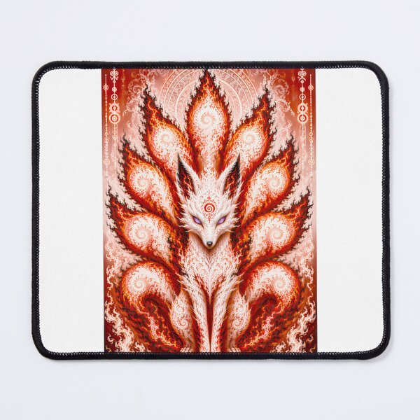 Item preview, Fractal Kitsune Fox Art Print PERFECT GIFT FOR YOU AND FRIENDS designed and sold by YoussefQarbi.