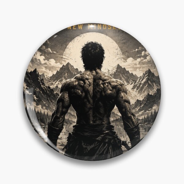 Item preview, New World New Mindset New Goals New You – Warrior Mountain Gym Motivation designed and sold by DreamcraftLK.