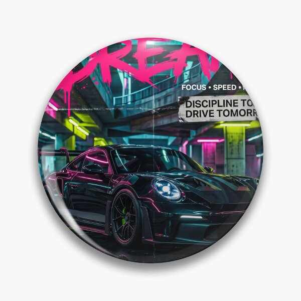 Item preview, Rear Engine Performance Beast Gritty Urban Night Magazine Aesthetic designed and sold by RevUpDesign.