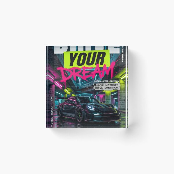Item preview, Rear Engine Performance Beast Gritty Urban Night Magazine Aesthetic designed and sold by RevUpDesign.