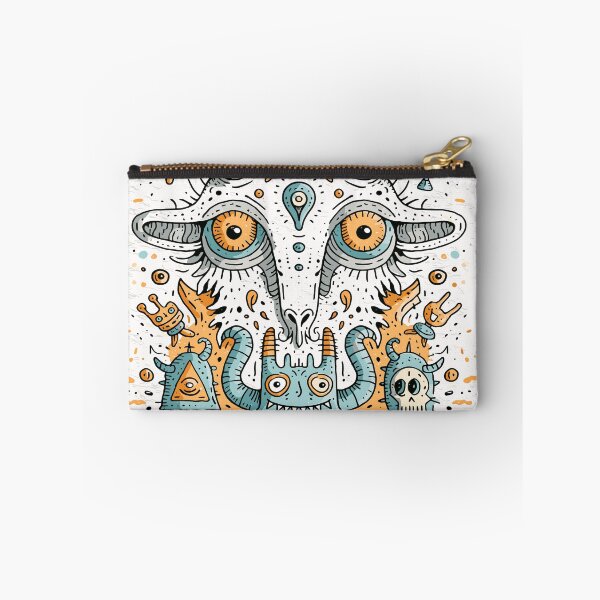 Item preview, Whimsical Occult Goat Head Creature Illustration designed and sold by Romgora.