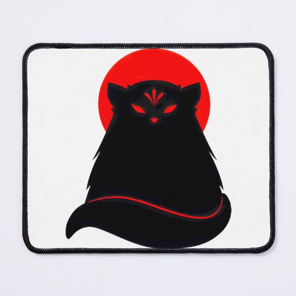 Item preview, Black Kitsune Fox Japanese Folklore Aesthetic Mystical Nine-Tailed Spirit Art LIMITED EDITION designed and sold by YoussefQarbi.