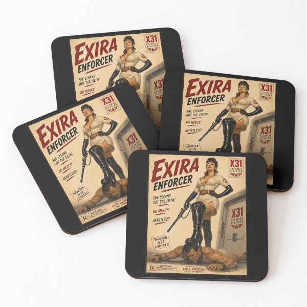 Item preview, Exira Enforcer Vintage Sci-Fi Pulp Movie Poster designed and sold by obstinator.