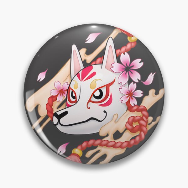 Item preview, Kitsune Mask Japanese Folklore Art - Traditional Fox Spirit Aesthetic Design PERFECT GIFT FOR YOU AND FRIENDS designed and sold by YoussefQarbi.