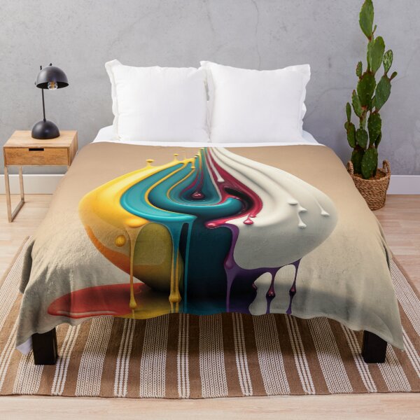 Item preview, Cream and Teal Flame with Pink designed and sold by RAGANADesign.