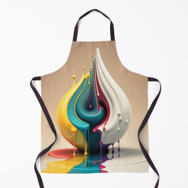Item preview, Cream and Teal Flame with Pink designed and sold by RAGANADesign.