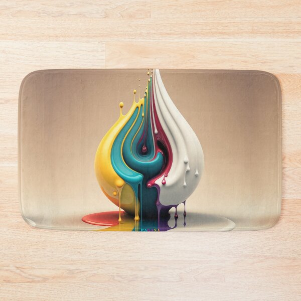 Item preview, Cream and Teal Flame with Pink designed and sold by RAGANADesign.