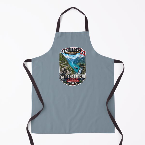 Item preview, Eagle Road Norway Geiranger Scenic Mountain Pass Motorcycle Sticker TShirt 04 designed and sold by OuterShellUK.
