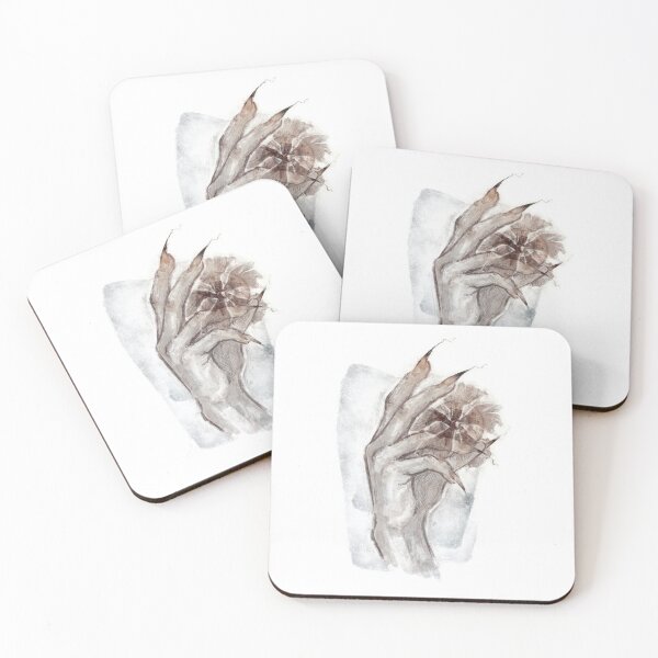 Item preview, FLORAL EYE HAND BROWN designed and sold by melyverso.