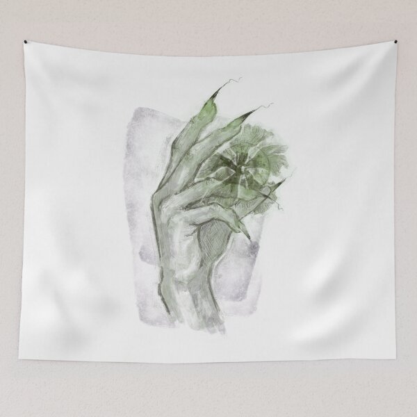 Item preview, Floral Eye Hand Lime designed and sold by melyverso.