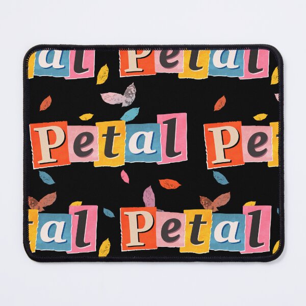 Item preview, Petal Collage Typography Print designed and sold by tviyluv.