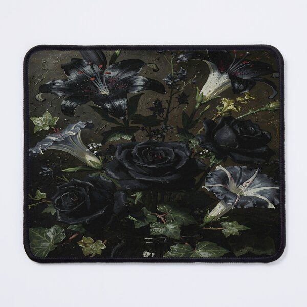 Item preview, Gothic Black Rose Bouquet | Dark Romantic Floral Painting designed and sold by cr6zym1nd.