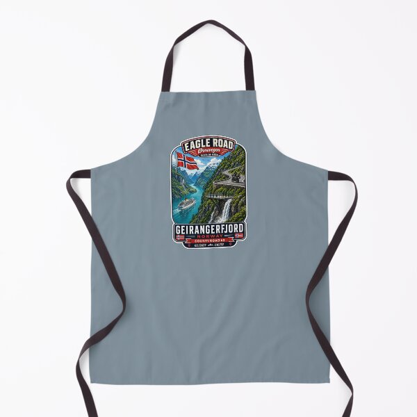 Item preview, Eagle Road Norway Geiranger Scenic Mountain Pass Motorcycle Sticker TShirt 05 designed and sold by OuterShellUK.