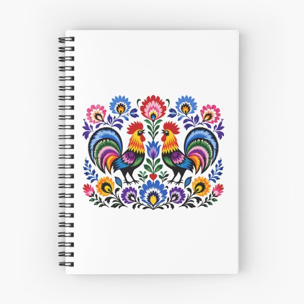 Item preview, Polish Wycinanki Inspired Rooster Folk Art designed and sold by Myra365Art.