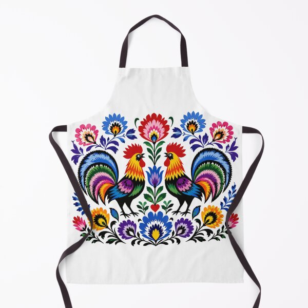 Item preview, Polish Wycinanki Inspired Rooster Folk Art designed and sold by Myra365Art.