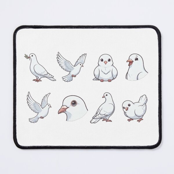 Item preview, Cute White Dove Pigeon Peace Bird Aesthetic designed and sold by Rehnair.