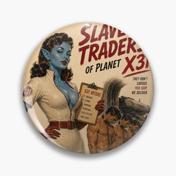 Item preview, Slave Traders Of Planet X31 Vintage Sci-Fi Movie Poster designed and sold by obstinator.