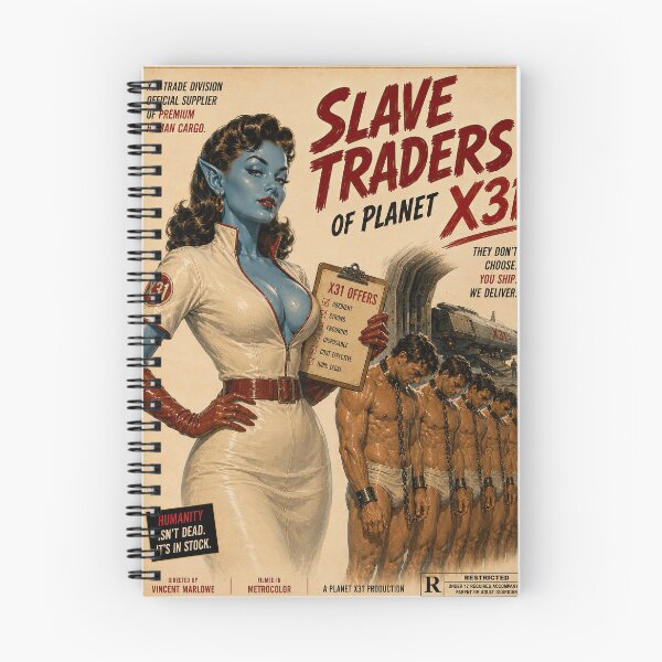 Item preview, Slave Traders Of Planet X31 Vintage Sci-Fi Movie Poster designed and sold by obstinator.