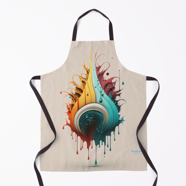 Item preview, Teal Splash with Dark Spiral designed and sold by RAGANADesign.