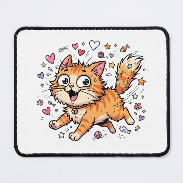 Item preview, Chaotic Kawaii Cat Sticker Art designed and sold by Tinydoodlenest .