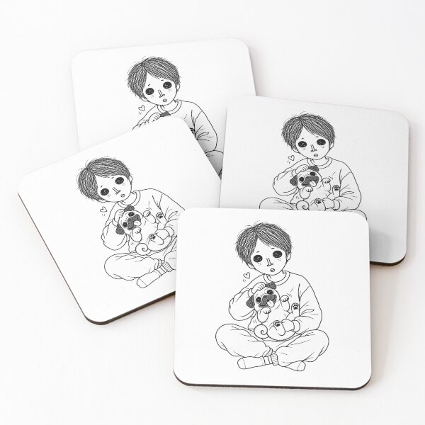 Item preview, Cute Boy and Pug Love Illustration designed and sold by Teem97.