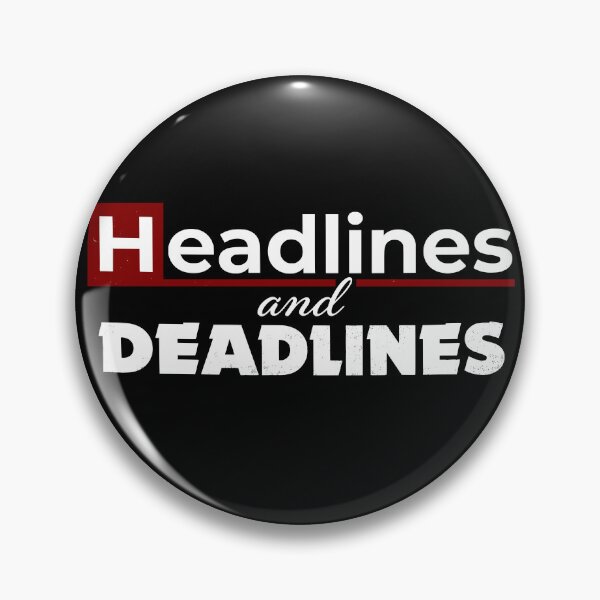 Item preview, Headlines and Deadlines - Funny Journalist Writer Gift designed and sold by Shopeon Designs.