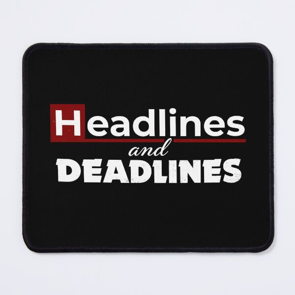 Item preview, Headlines and Deadlines - Funny Journalist Writer Gift designed and sold by Shopeon Designs.