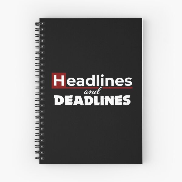 Item preview, Headlines and Deadlines - Funny Journalist Writer Gift designed and sold by Shopeon Designs.