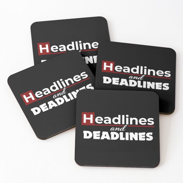 Item preview, Headlines and Deadlines - Funny Journalist Writer Gift designed and sold by Shopeon Designs.