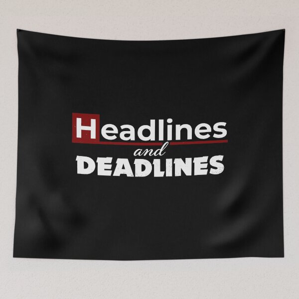 Item preview, Headlines and Deadlines - Funny Journalist Writer Gift designed and sold by Shopeon Designs.