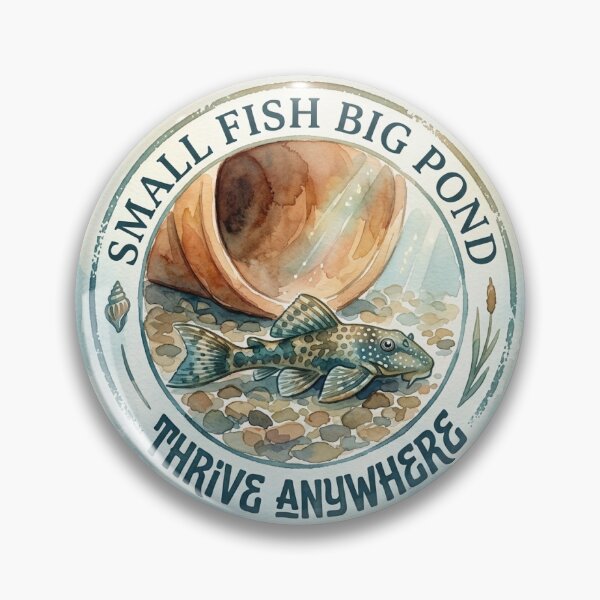 Item preview, Small fish in a big pond designed and sold by SlowSpirits.