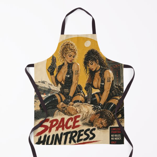 Item preview, Space Huntress Vintage Sci-Fi Movie Poster designed and sold by obstinator.