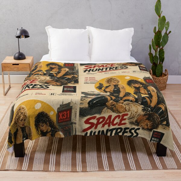 Item preview, Space Huntress Vintage Sci-Fi Movie Poster designed and sold by obstinator.