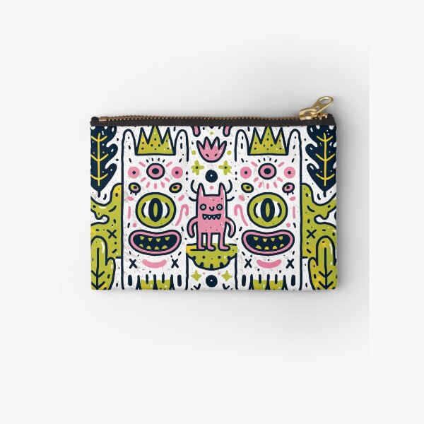 Item preview, Whimsical Psychedelic Doodle Creatures Folk Art designed and sold by Romgora.