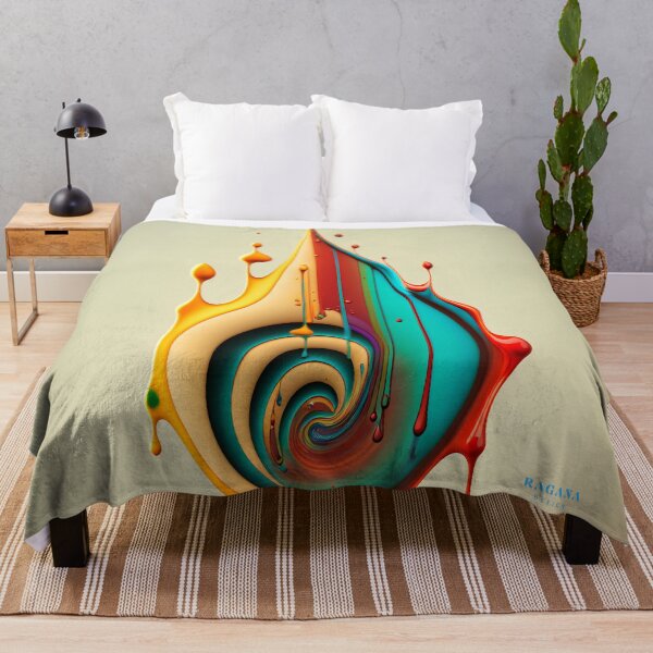 Item preview, Vertical Gold Drip with Spiral designed and sold by RAGANADesign.